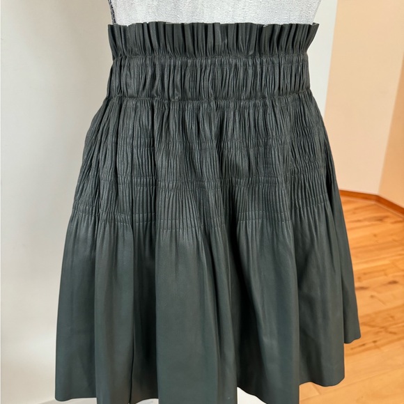 NWT 7 for mankind green skirt pleated - Picture 6 of 11